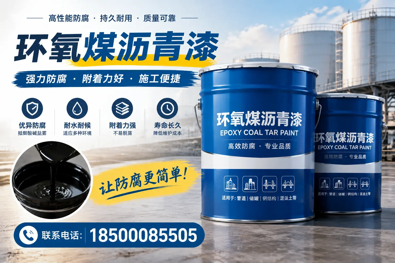 环氧煤沥青漆的环保性分析，成都企业的选择依据